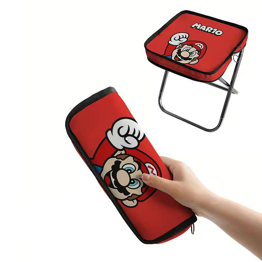 [Direct Shipping from China] Mario Pocket Folding Stool for Outdoor Camping 1 개