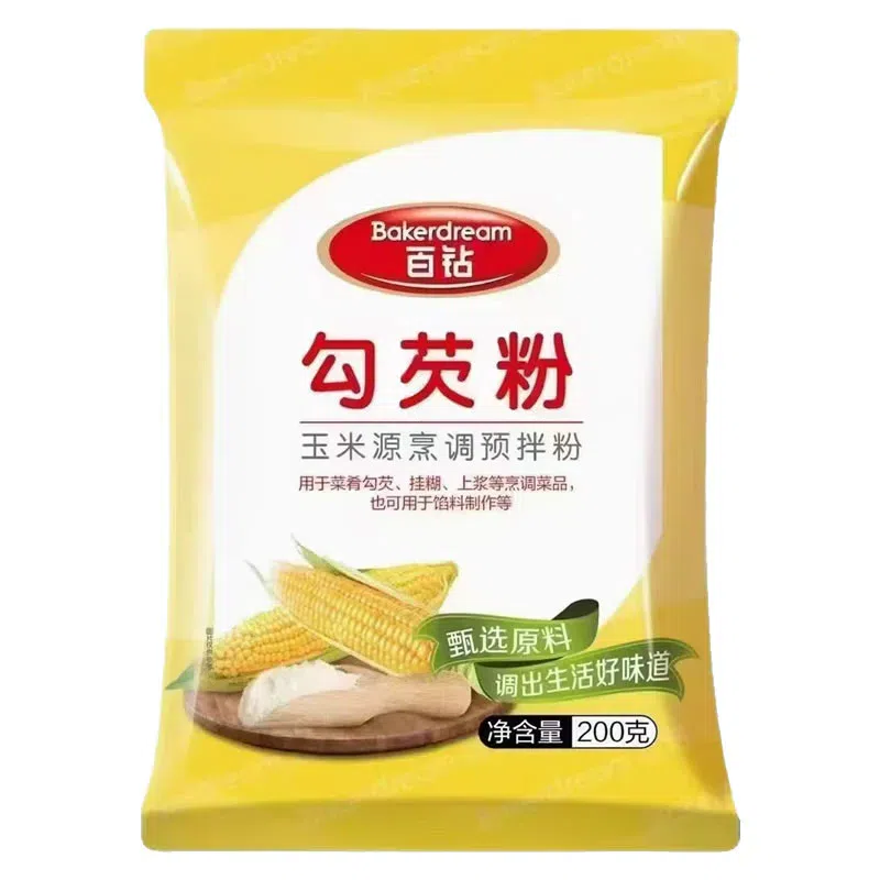 Corn starch Corn starch Edible corn starch for cooking stir-fry baking cakes and biscuits, special raw materials 200g*1 bag 200 그램