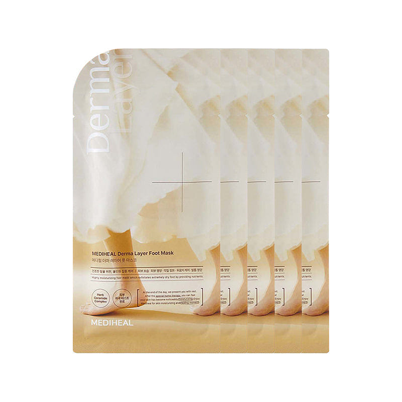 Mediheal Derma Layer Foot Mask 5 Pack 1 개
