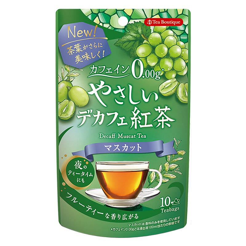 Tea Boutique Decaffeinated Green Grape Tea 10 Bags 1 개