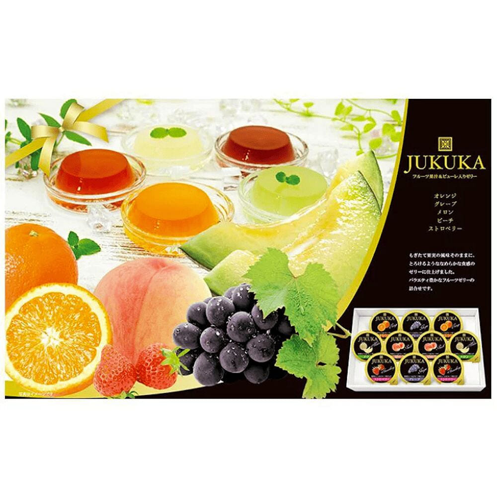 Kanazawa Kenroku Seika JUKUKA Ripe Fruit Jelly 1 box