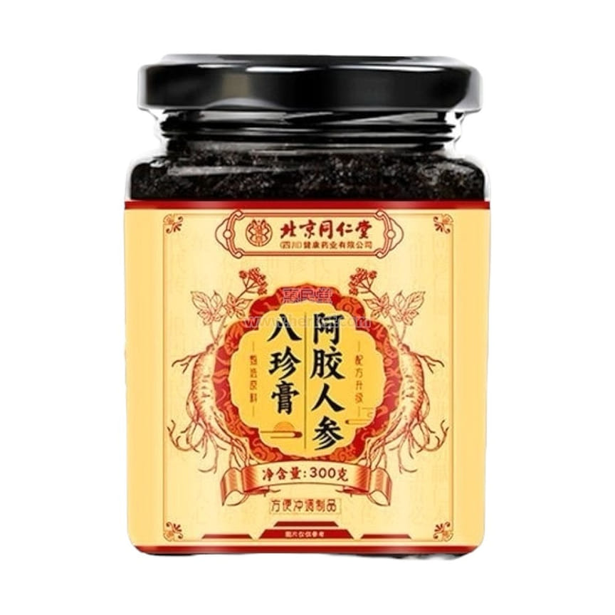 同仁堂 阿胶人参八珍膏 300克 补气养血 1 罐 - Weee!