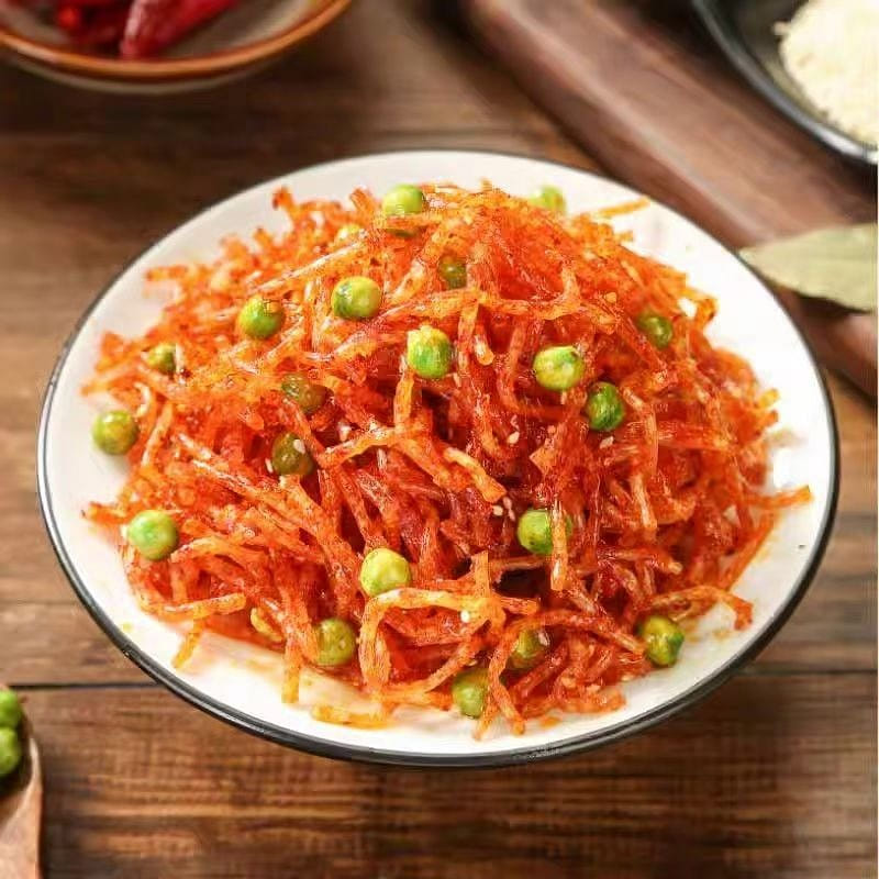 Yufeng Bawang silk green bean spicy strip 20 กรัม