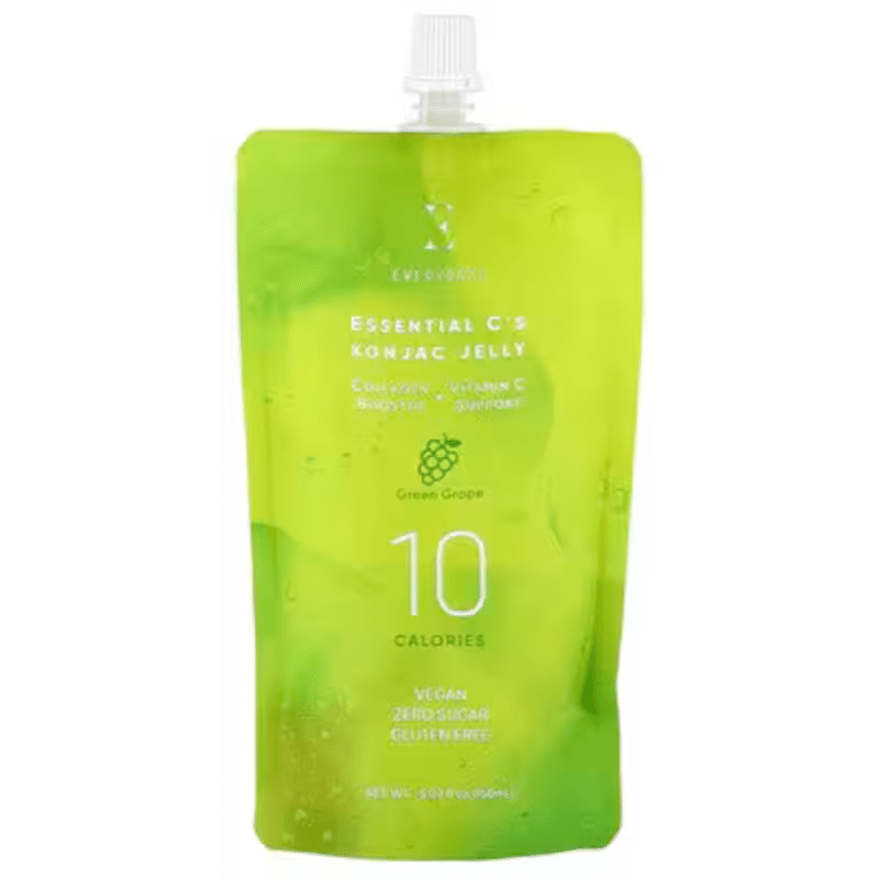Everydaze, Essential C's Konjac Jelly, Green Grape 150 밀리리터