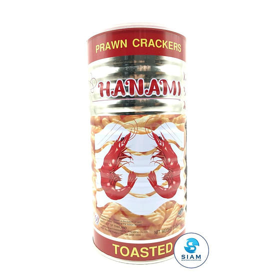 weee_snack_Hanami Prawn Crackers in Can, Thai Snack 3.87 oz