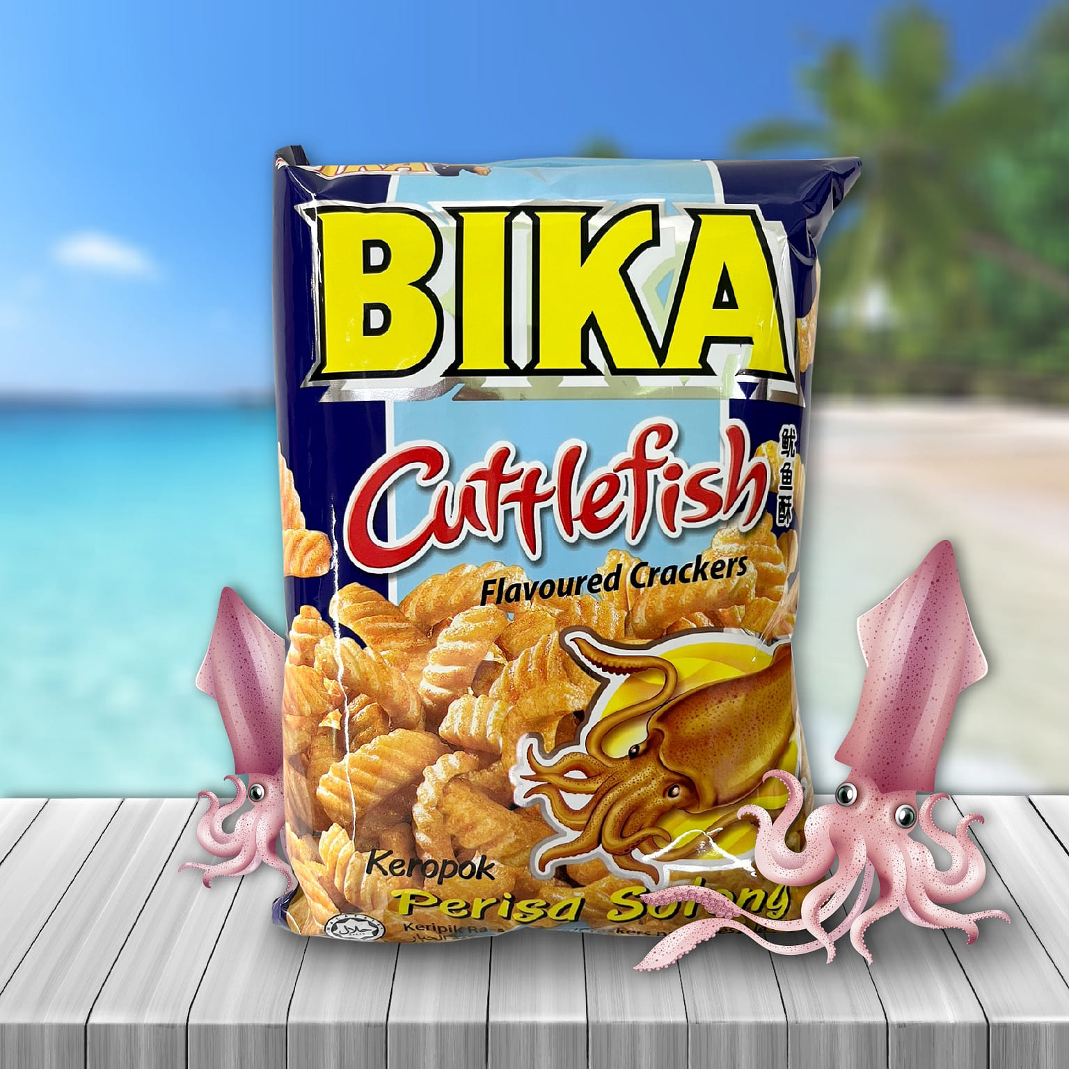 Bika Cuttlefish  Cracker 70 g