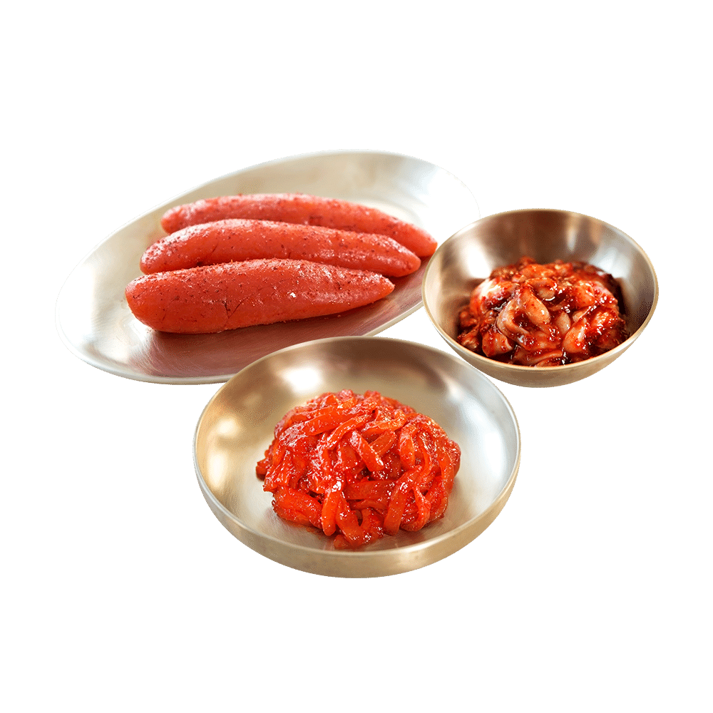 해성 젓갈 선물세트(명란, 창란, 오징어) 52.9 온스