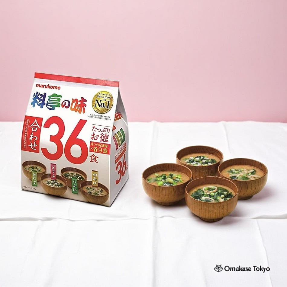 Marukome Plenty of Value Ryotei Flavors 36 Meals 780 グラム