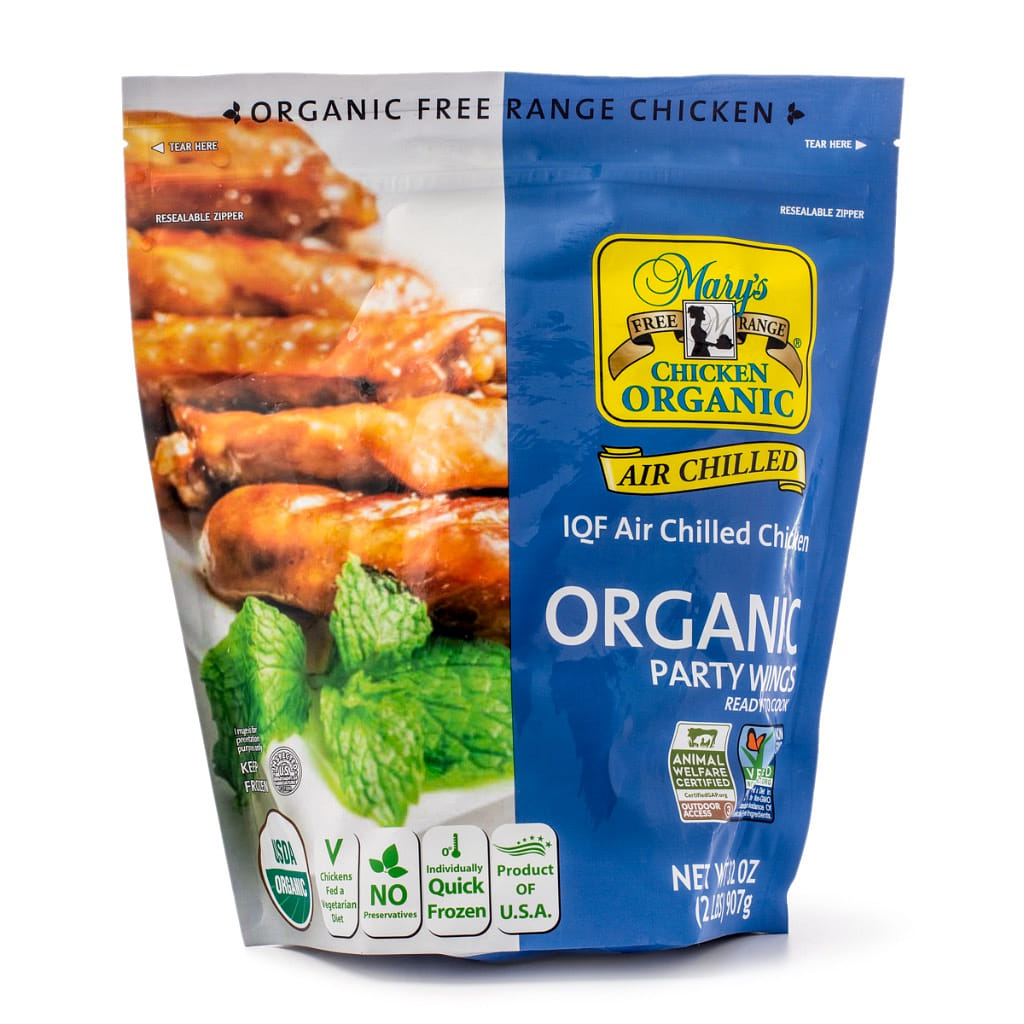 Mary's Organic Alitas de pollo crudas, congeladas 2 libra(s)