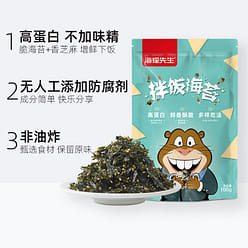 Mr. Beaver mixed rice, seaweed shreds, roasted seaweed shreds 100g * 1 bag 1 box