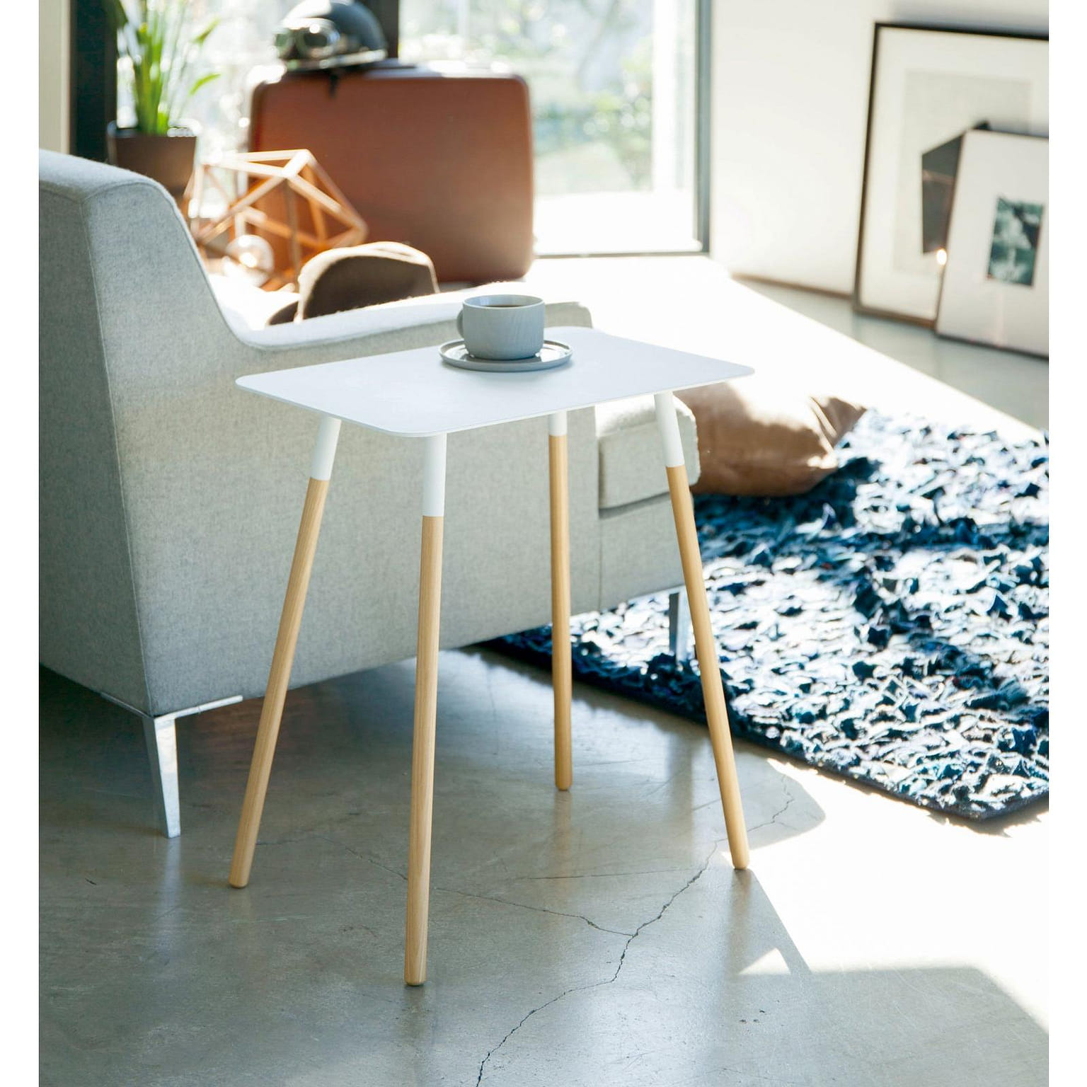 Side Table (20" H) - Steel White 1 개