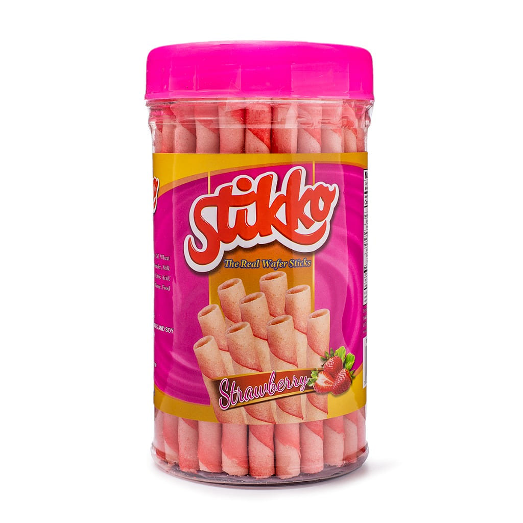 Stikko 딸기맛 와플 스틱 400 그램