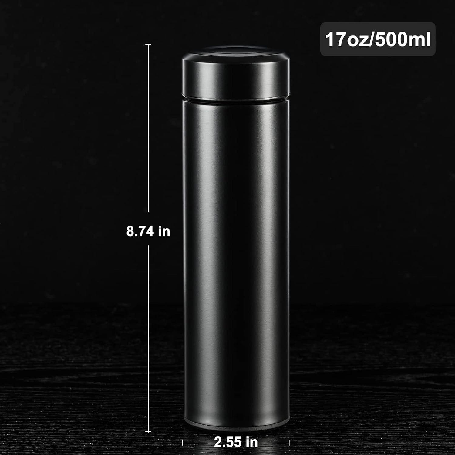 Black 500ML/17 OZ stainless steel insulated cup 17 ออนซ์ของเหลว