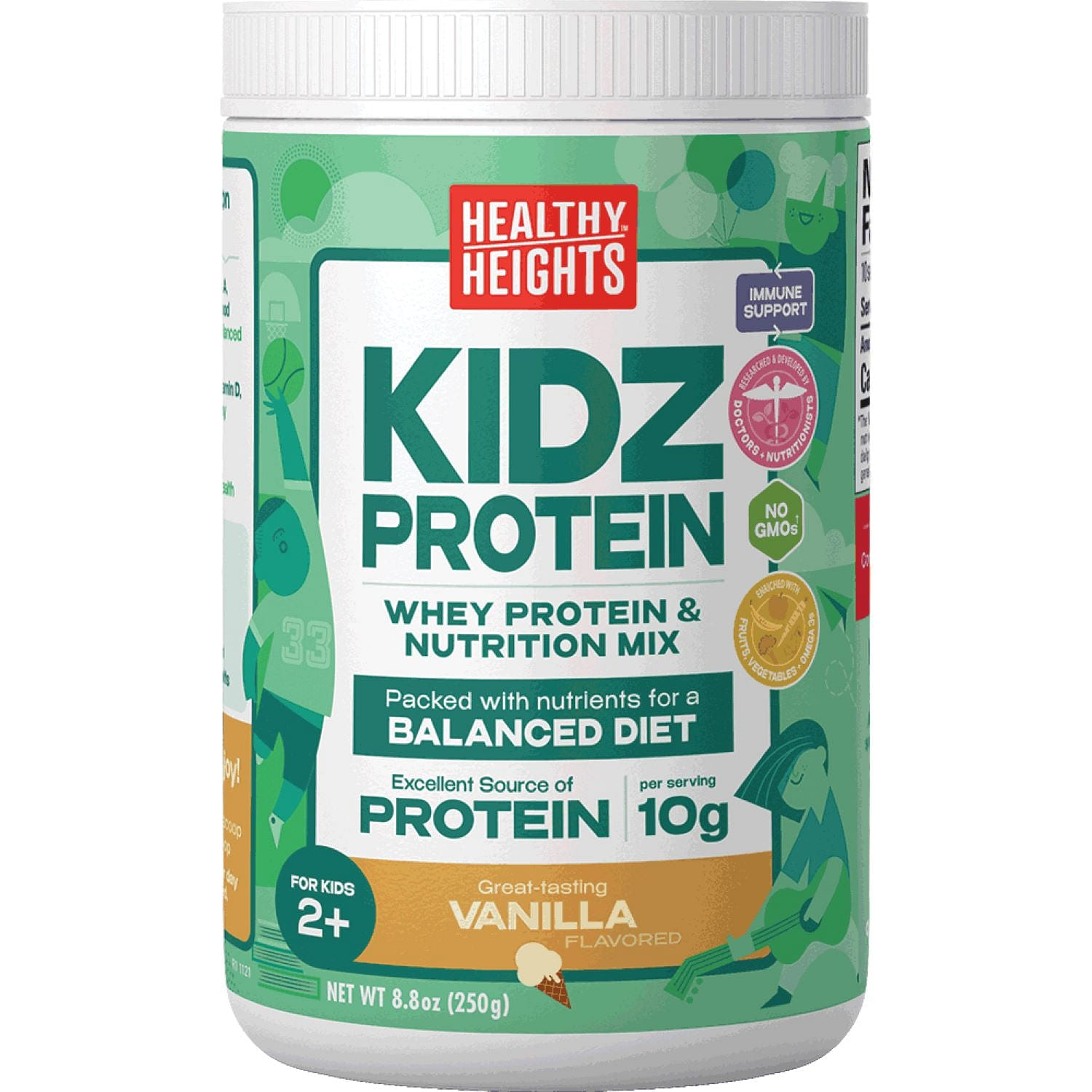 Healthy Heights KidzProtein, 10g Protein Vanilla 250 그램