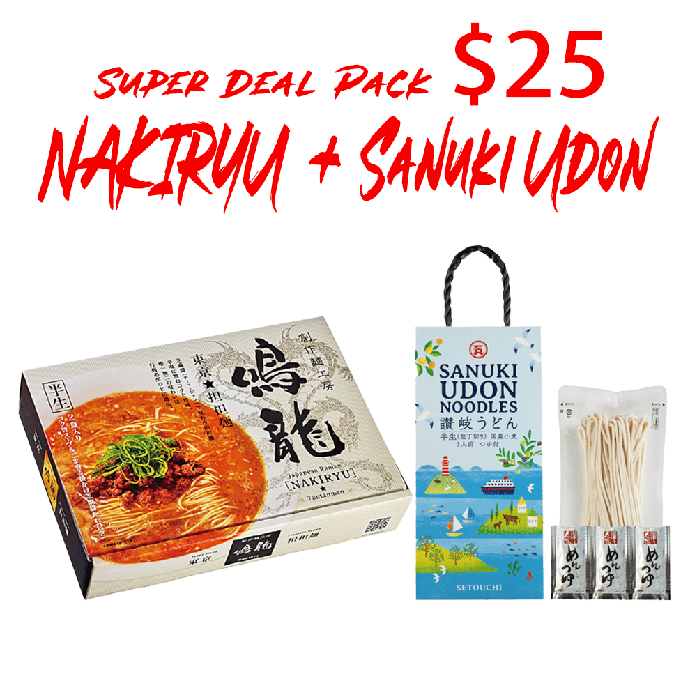 Deal Set/ Stewed Japanese Ramen Noodle Tokyo Nakiryu Tantanmen + Sanuki Udon set 1 ส่วน