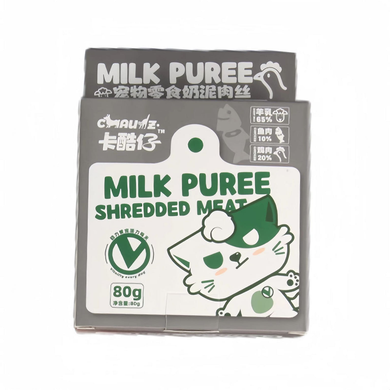 Pet Pureed Meat Strips Pet Snacks Wet Food Canned Freshness Sealed Cup -Fish 1 케이스