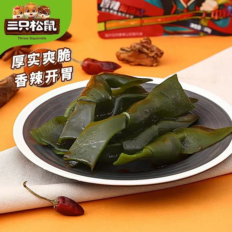 [Three Squirrels] Spicy Seaweed Knot, 100g*2 200 그램