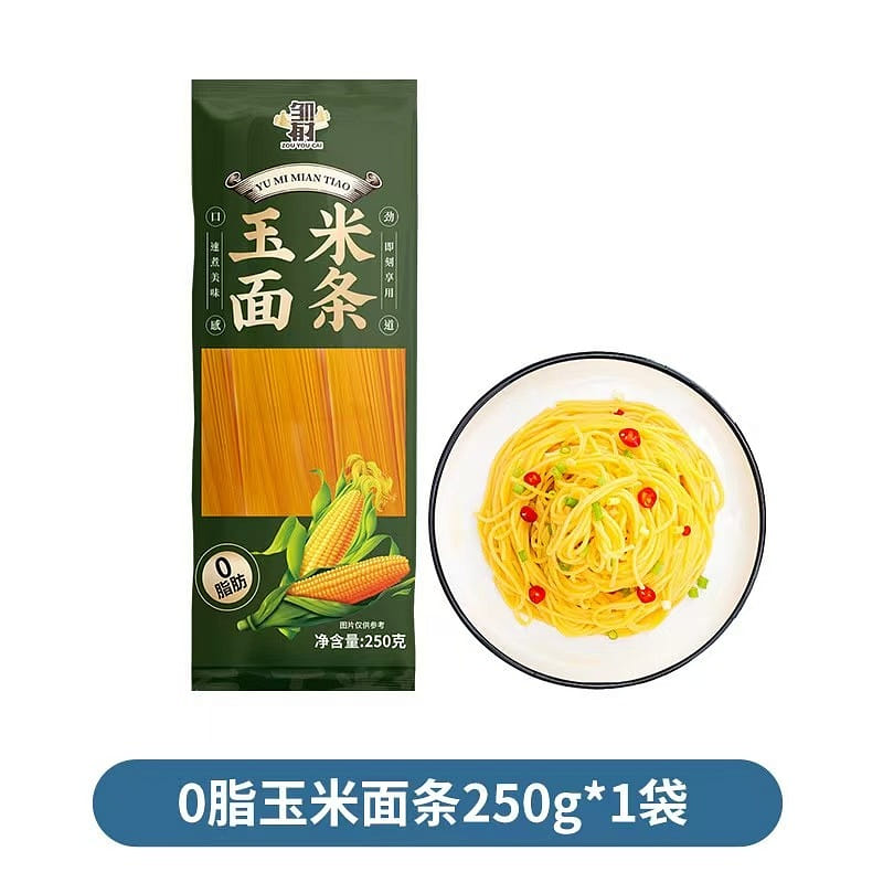 Zou Youcai 0 fat corn noodles 250g*1 bag 250 กรัม