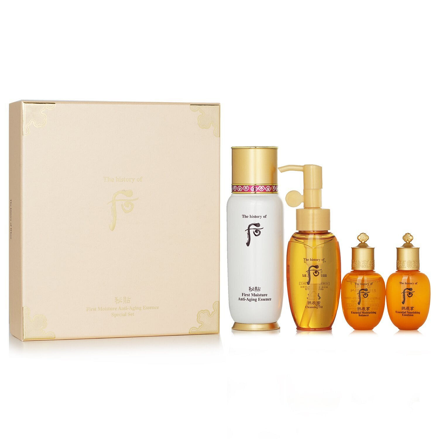 Whoo (The History Of Whoo) Bichup First Care Moisture Anti-Aging Essence Special Set 4 개