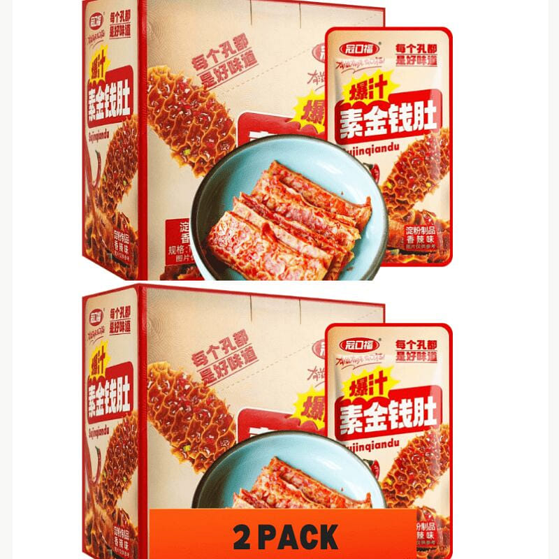 Guankoufu Spicy Sesame Sauce Crispy Tripe2 boxes 300 グラム