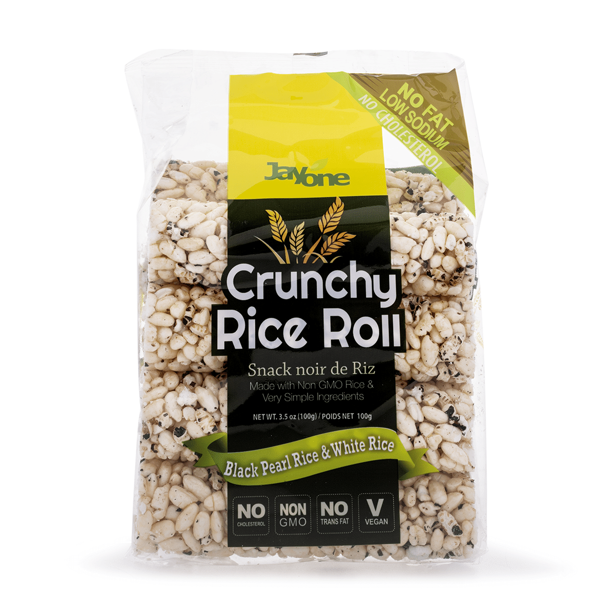 Crunchy Rice Roll, Black Rice 100 g