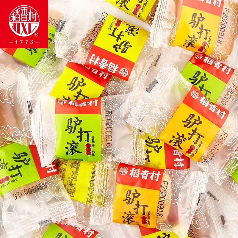 Taoxiangcun donkey cake glutinous rice patties individually wrapped 500g mix 500 グラム