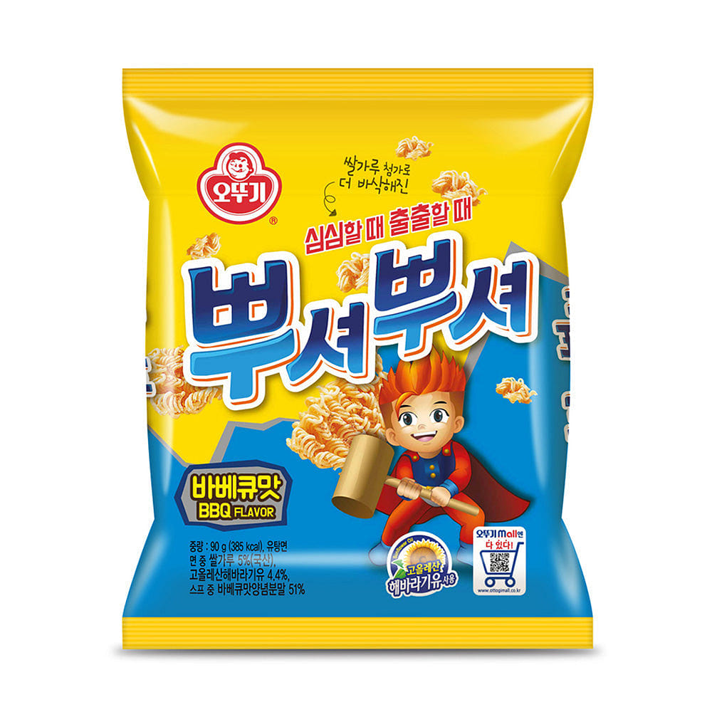 오뚜기 뿌셔뿌셔 바베큐맛 90g 1 개
