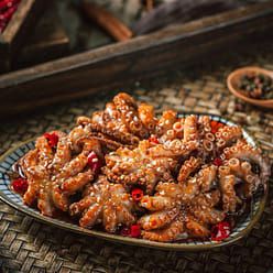 Octopus cooked barbecue 150g * 1 serving 150 g