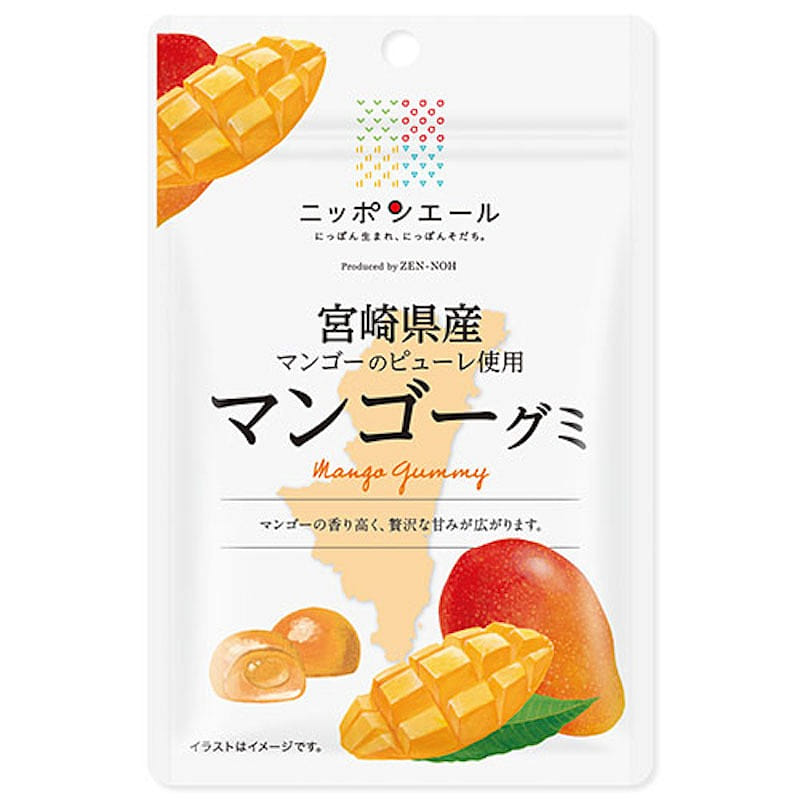 ZEN-NOH Mango From Miyazaki-Ken Gummy 40g 40 กรัม