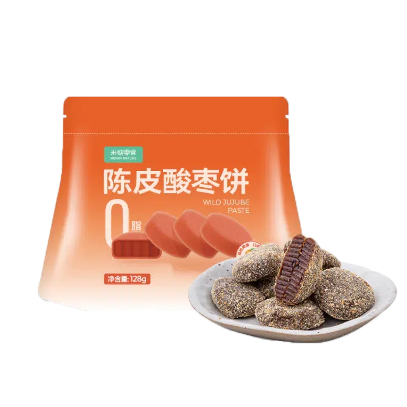 MIDIAN Tangerine Peel  Wild Jujube Cakes 128g *2 1 each
