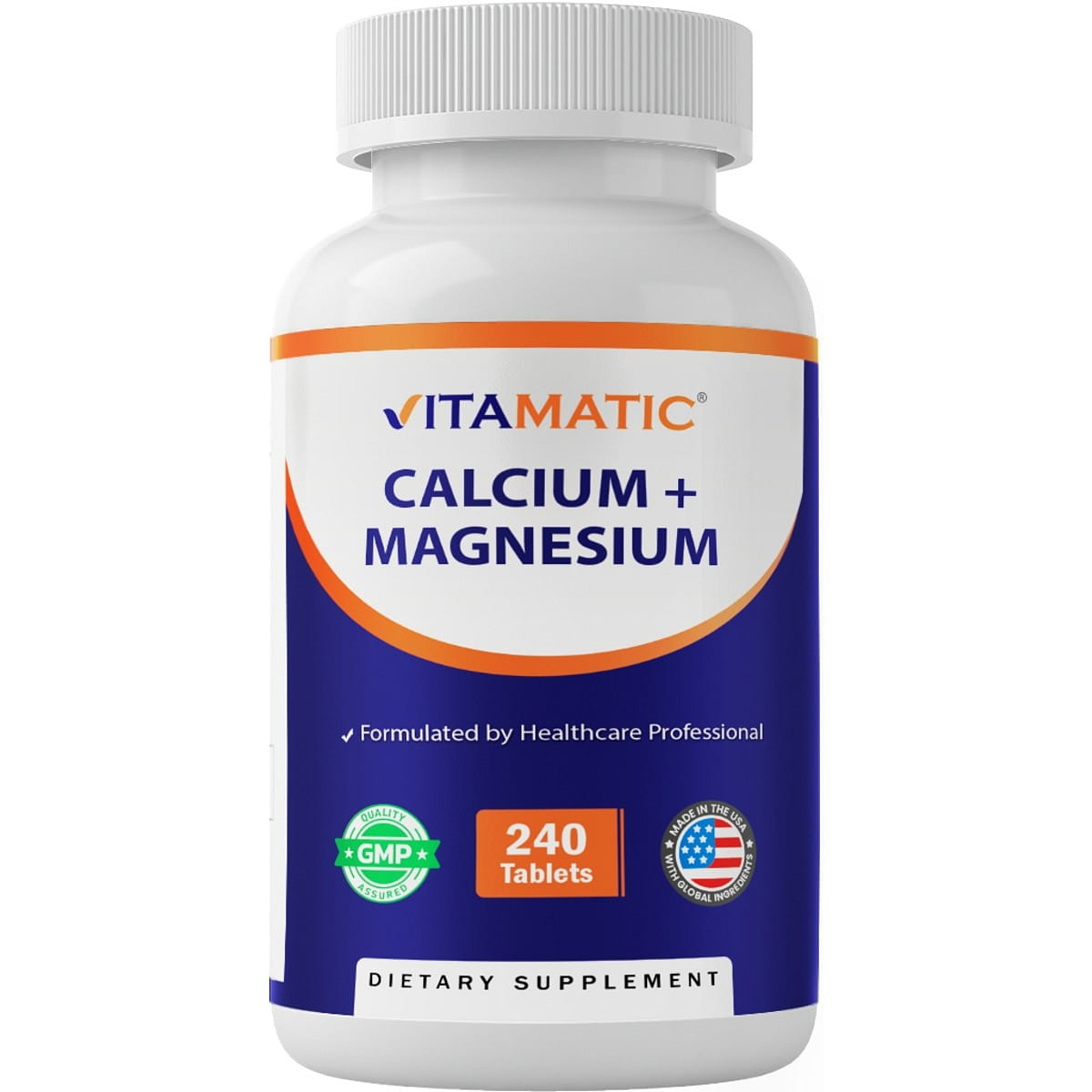 Vitamatic Calcium Magnesium Complex - 240 Tablets 1 each