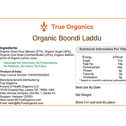 Organic Boondi Laddu 450 g