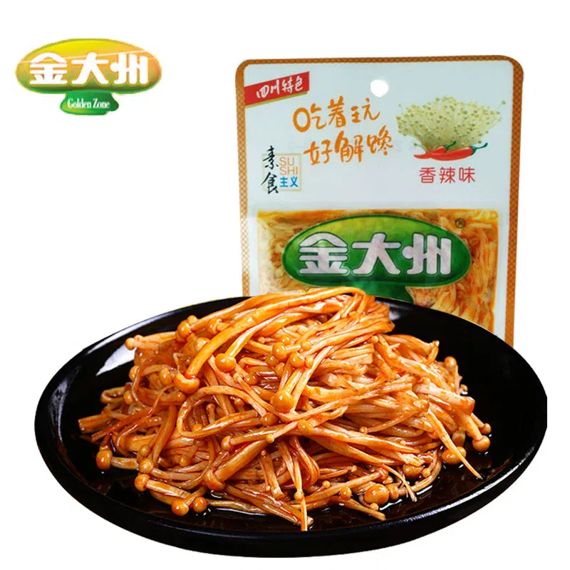 Jin Dazhou spicy enoki mushroom 60g 60 그램