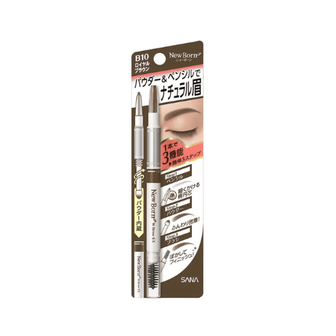 SANA NEW BORN EX Eyebrow Pencil #B10 Royal Brown 1 อัน