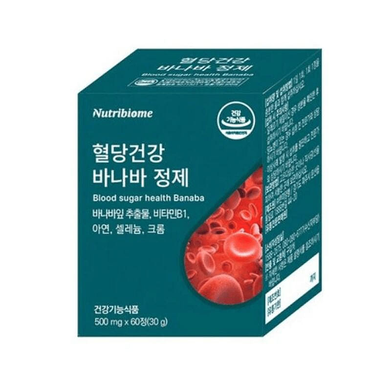 Nutribiome Blood Sugar Health Banaba Tablets 500mg 60 count