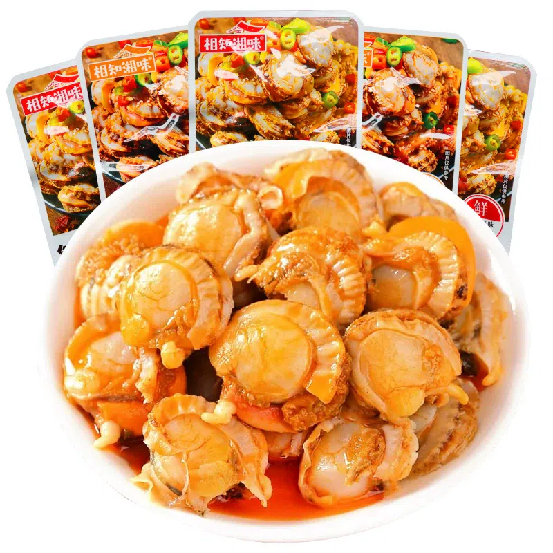 Spicy iron plate scallop meat 8g *10 bags 80 그램