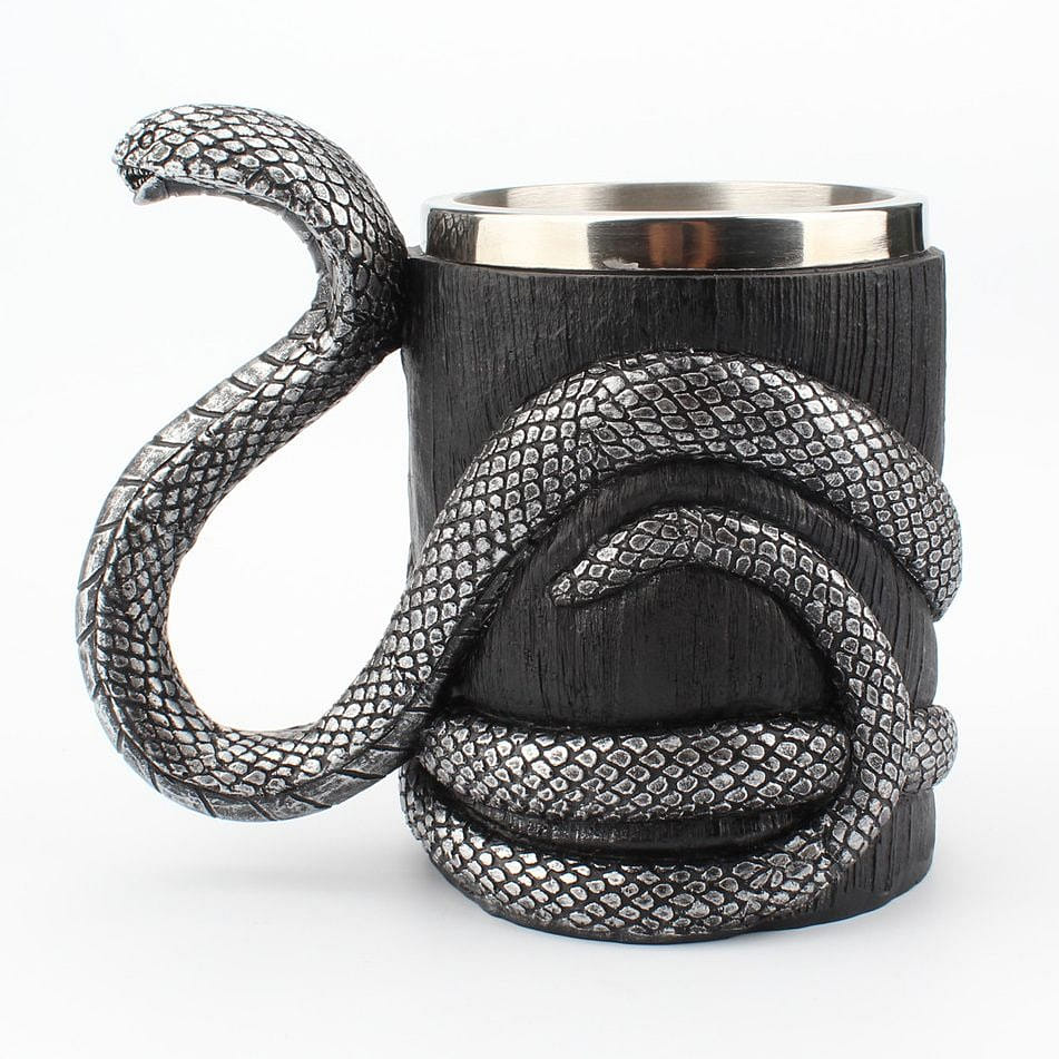 Cobra Sculpted Mug Stainless Steel Liner Cup 500ml 1 count