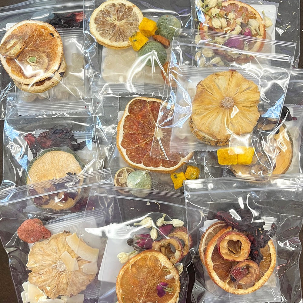Fruit tea tea bags various flavors 10 bags 180 グラム