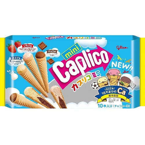 Glico 3 flavors ice cream cone mini cookies 10 pcs 1 개