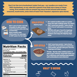 Kenchan Gluten Free 100% Buckwheat Soba Kit 4 Serv 9.9 oz