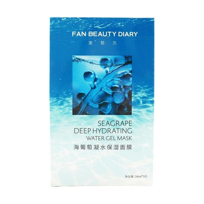 Seagrape Deep Hydrating Water Gel Mask 5pcs 170 ml
