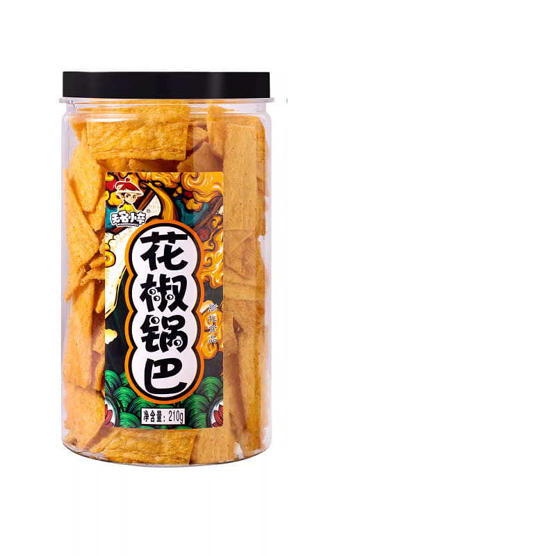 无名小卒花椒味锅巴怀旧特色休闲食品210g*1桶装 210 克