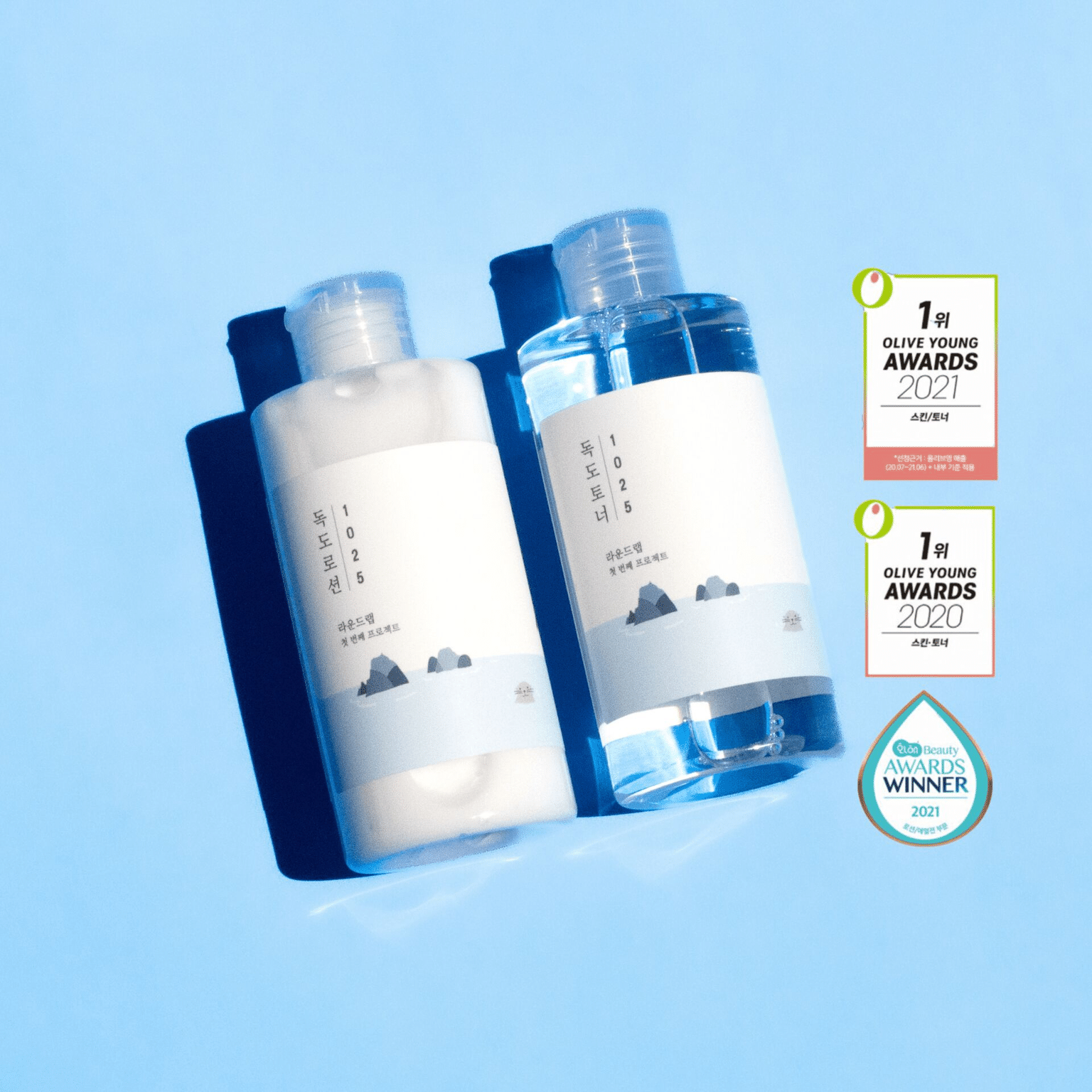Round Lab 1025 Dokdo Toner + Lotion Duo 410 그램