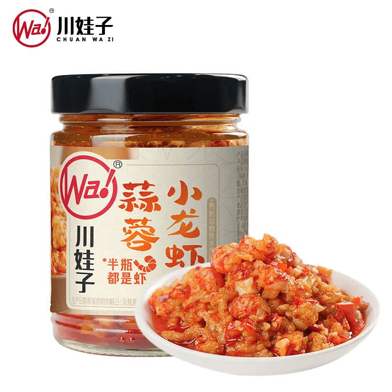 Chuan Wazi Garlic Shrimp Tail Sauce 238g. 238 g