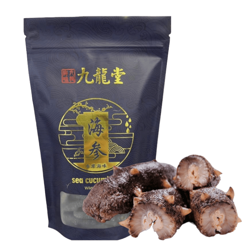 九龍堂 特級野生淡乾加州八角參450g  25-35頭左右 1 磅