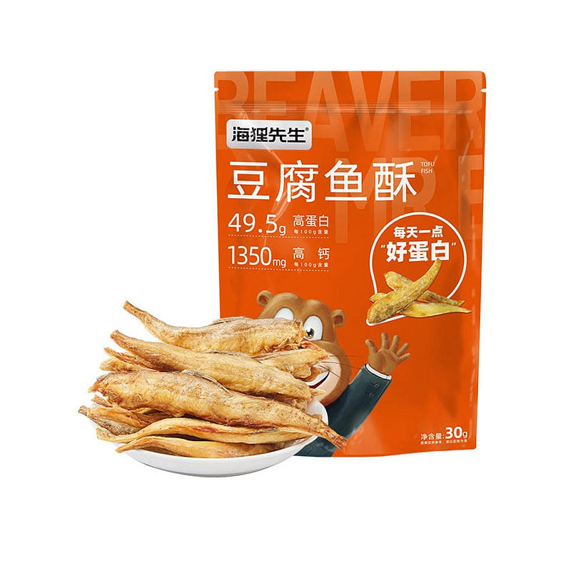 [3 bags] Mr. Beaver, tofu and fish crisp are ready to eat when opened 90 グラム