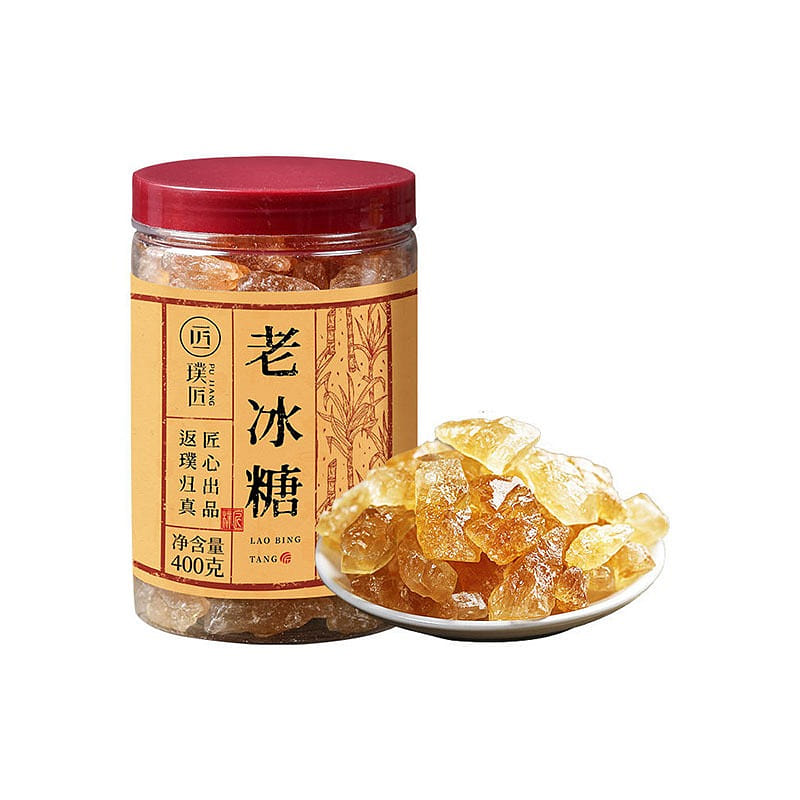 Pujiang handmade yellow rock candy polycrystalline old rock candy 400 그램