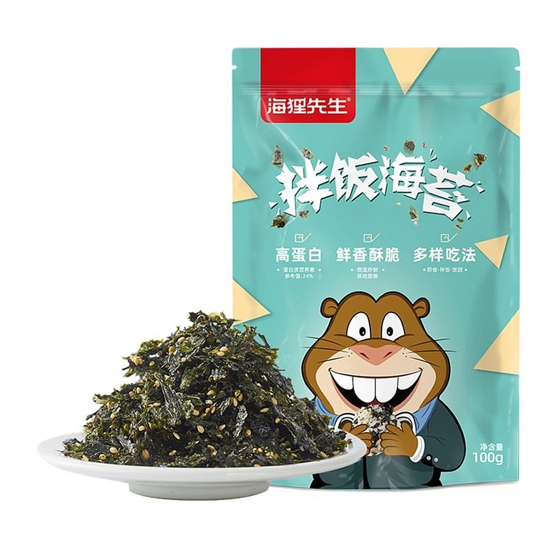 Mr. Beaver mixed rice, seaweed shreds, roasted seaweed shreds 100g * 1 bag 1 케이스