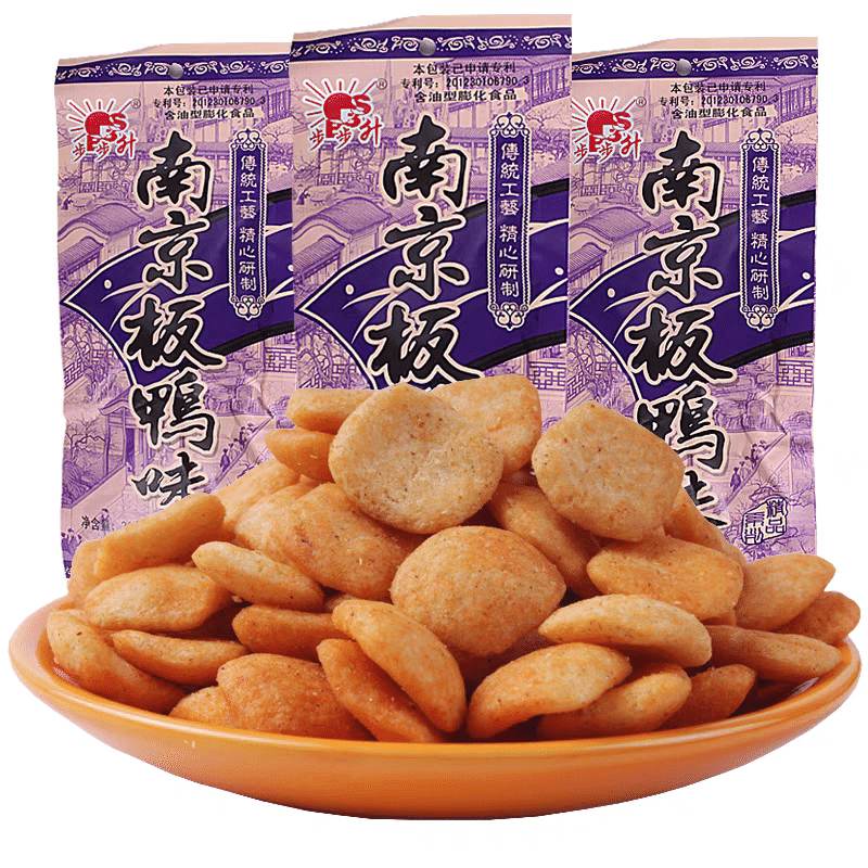 Nanjing salted duck flavored puffed food * 5 bags 100 กรัม