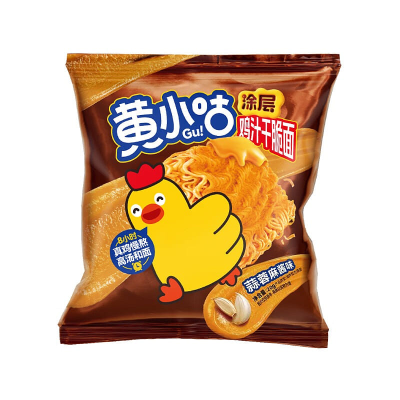 Coated Crispy Noodles, Garlic Sesame Paste, 20g 1 pack